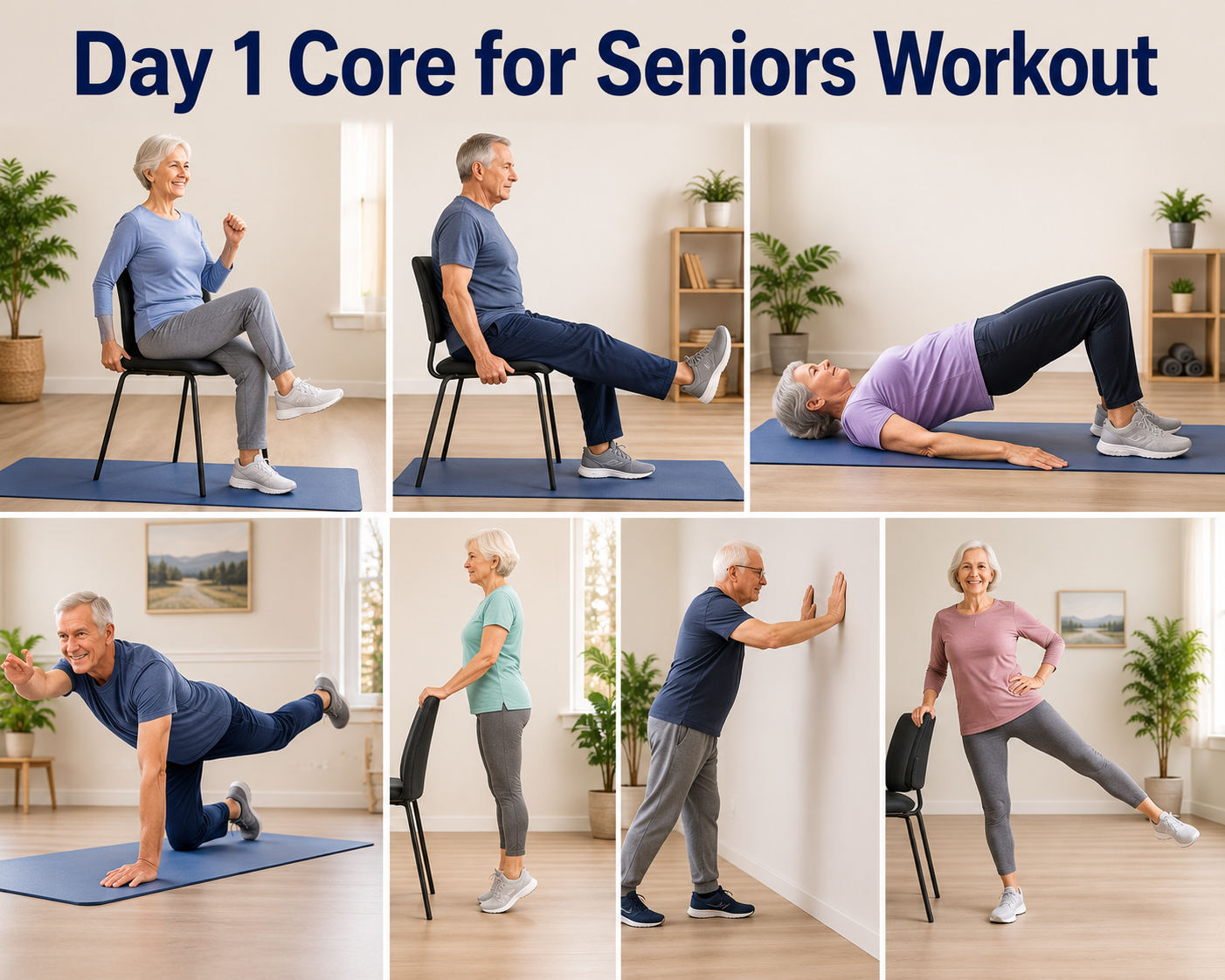 Day 1 Core Workout for Seniors